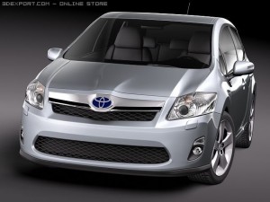 Toyota Auris HSD Hybrid 2011 3D 모델