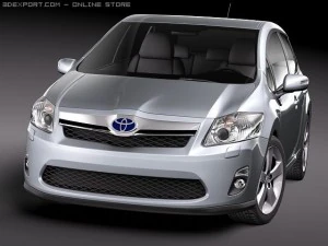 Toyota Auris HSD Hybrid 2011 3D Model
