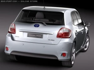 Toyota Auris HSD Hybrid 2011 3D Model