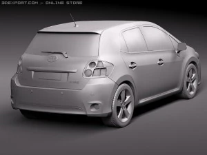 Toyota Auris HSD Hybrid 2011 3D Model