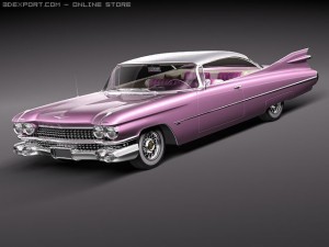 Cadillac Eldorado 62 series 1959 coupe 3D 模型