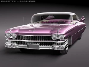 Cadillac Eldorado 62 series 1959 coupe 3D Model
