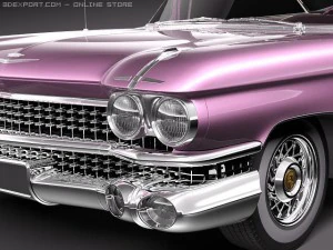 Cadillac Eldorado 62 series 1959 coupe 3D Model