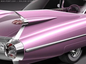 Cadillac Eldorado 62 series 1959 coupe 3D Model