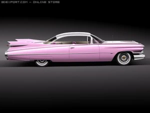Cadillac Eldorado 62 series 1959 coupe 3D Model