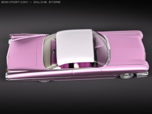 Cadillac Eldorado 62 series 1959 coupe Modelo 3D