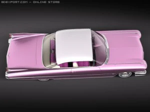 Cadillac Eldorado 62 series 1959 coupe 3D Model