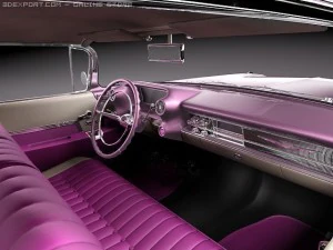 Cadillac Eldorado 62 series 1959 coupe 3D Model