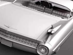 Cadillac Eldorado 62 series 1959 coupe 3D Model