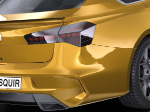 Generic Sedan 2019 lowpoly 3Dモデル