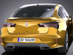 Generic Sedan 2019 lowpoly 3Dモデル