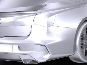 Generic Sedan 2019 lowpoly 3Dモデル
