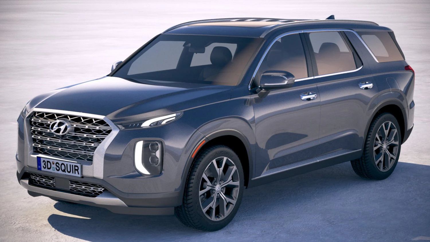 Hyundai Palisade 2020 3D Model .c4d .max .obj .3ds .fbx .stl .blend 