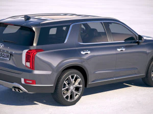 Hyundai Palisade 2020 3D Model