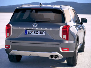Hyundai Palisade 2020 3D Model