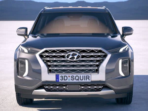 Hyundai Palisade 2020 3D Model