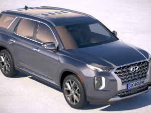 Hyundai Palisade 2020 3Dモデル