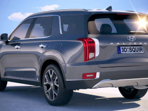 Hyundai Palisade 2020 3D Model
