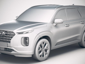 Hyundai Palisade 2020 3Dモデル