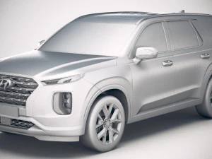 Hyundai Palisade 2020 3D Model