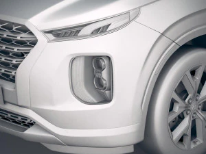 Hyundai Palisade 2020 3D Model