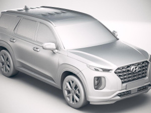 Hyundai Palisade 2020 3Dモデル