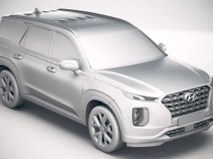 Hyundai Palisade 2020 3D Model