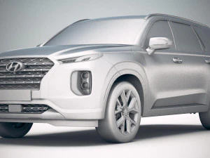 Hyundai Palisade 2020 3D Model