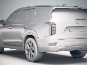 Hyundai Palisade 2020 3Dモデル