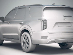 Hyundai Palisade 2020 3D Model