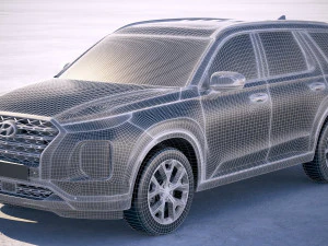 Hyundai Palisade 2020 3D Model