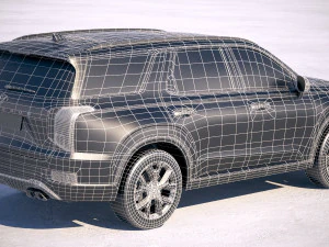 Hyundai Palisade 2020 3D Model