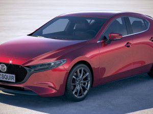 Mazda 3 2019 Modelo 3D