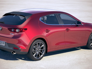 Mazda 3 2019 Modelo 3D
