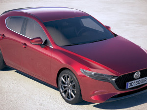 Mazda 3 2019 Modelo 3D