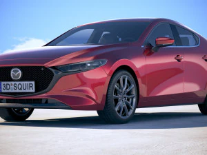 Mazda 3 2019 3D Model