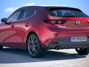 Mazda 3 2019 3D Model