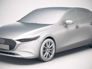 Mazda 3 2019 Modelo 3D