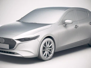 Mazda 3 2019 3D Model
