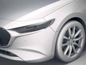 Mazda 3 2019 Modelo 3D