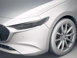 Mazda 3 2019 3D Model
