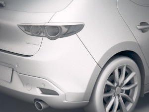 Mazda 3 2019 Modelo 3D