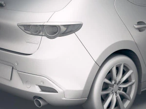 Mazda 3 2019 3D Model