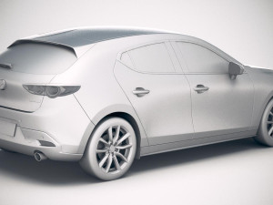 Mazda 3 2019 Modelo 3D