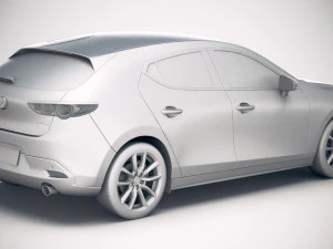 Mazda 3 2019 3D Model