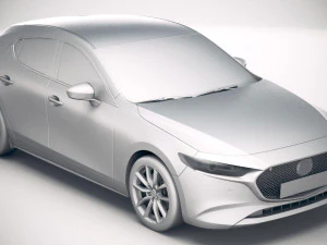 Mazda 3 2019 3D Model