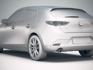 Mazda 3 2019 Modelo 3D