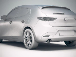 Mazda 3 2019 3D Model