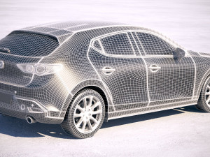 Mazda 3 2019 Modelo 3D