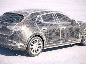 Mazda 3 2019 3D Model